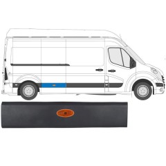 Sparno juosta su lempa už Renault Master 2010- / Dešinė / Rinkinys 10548