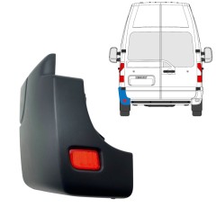 Galinio bamperio kampas + atspindinti lempa už Renault Master 2010-2024 / Kairė / Rinkinys 17245