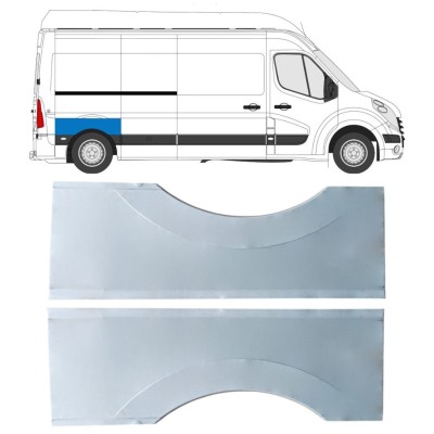 Galinė arka už Nissan NV400 2010- / Kairė + Dešinė / Rinkinys 16826