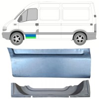 Priekinių durų vidinė + išorinė dalis už Nissan Interstar 2002-2010 / Kairė 16881
