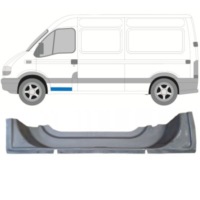 Priekinių durų vidinė dalis už Nissan Interstar 2002-2010 / Kairė 16866