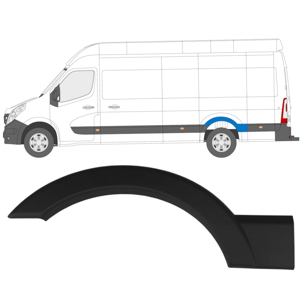 Sparno Juosta Už Renault Master 2010- / Kairė 10915