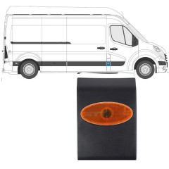 Sparno juosta priekinio statramsčio su lempa už Renault Master 2010- / Kairė = Dešinė (simetriška) / Rinkinys 10552