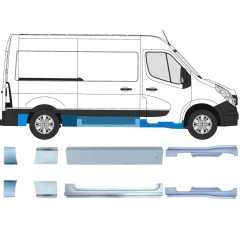 Remonto komplektas už Renault Master 2010- / Kairė + Dešinė / 14926