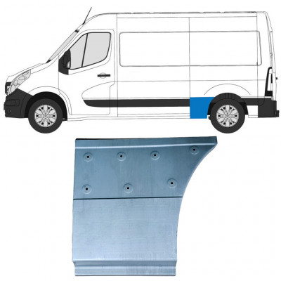 Galinės arkos priekinė dalis už Renault Master 2010- / Kairė 12845