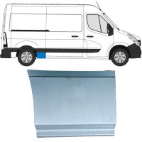 Galinės arkos priekinė apatinė dalis už Renault Master 2010- / Dešinė 12842