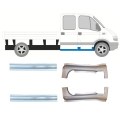 Remonto komplektas už Renault Master 1998-2010 / Kairė + Dešinė / 10261
