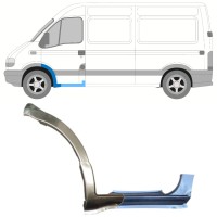 Slenkstis apatinė + priekinė arka už Renault Master 1998-2010 / Kairė / Rinkinys 15367
