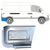 Galinio sparno dalis už galinio rato už Renault Master 1998-2010 / Dešinė 14877