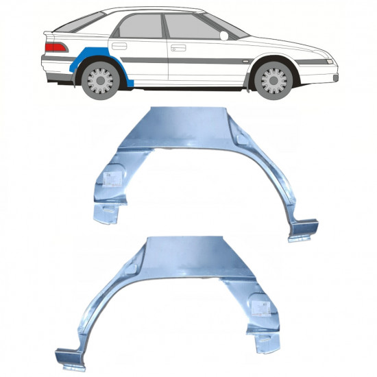 Galinė arka už Mazda 323F BG 1989-1994 / Kairė + Dešinė / Rinkinys 9855