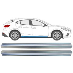 Slenkstis, apatinė už Mazda 3 2013-2019 / Kairė + Dešinė / Rinkinys 16345