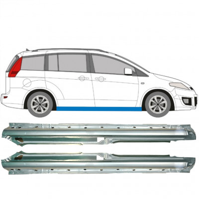 Visas slenkstis už Mazda 5 2005-2010 / Kairė + Dešinė / Rinkinys 9296