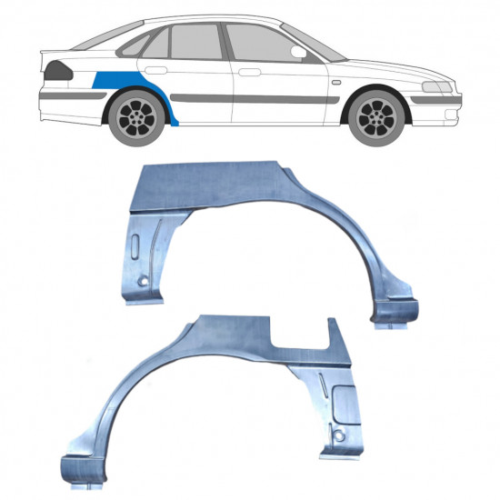 Galinė arka už Mazda 626 1997-2002 / Kairė + Dešinė / Rinkinys 9622