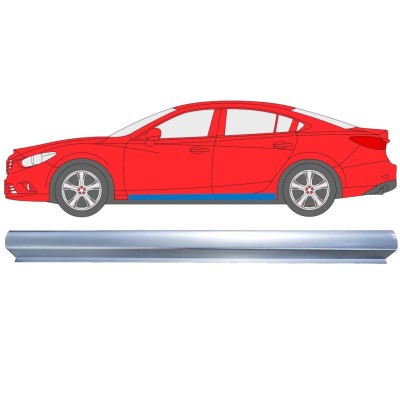 Slenkstis apatinė dalis už Mazda 6 2012-2024 / Kairė 16978