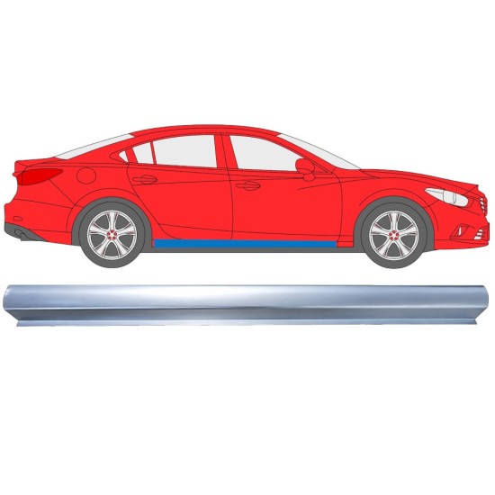 Slenkstis apatinė dalis už Mazda 6 2012-2024 / Dešinė 16977