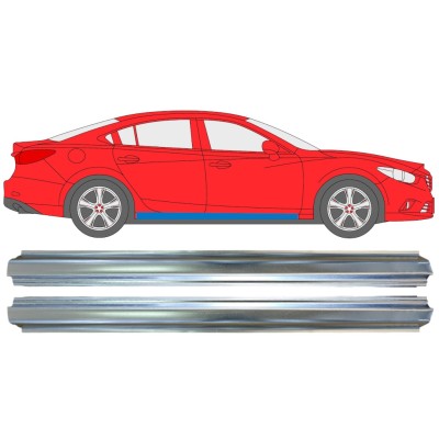 Slenkstis, apatinė už Mazda 6 2012-2024 / Kairė + Dešinė / Rinkinys 16348