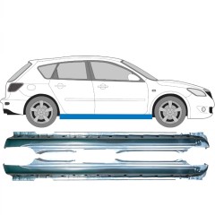 Visas slenkstis už Mazda 3 2003-2009 / Kairė + Dešinė / Rinkinys 10554
