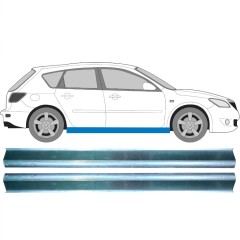 Slenkstis, apatinė už Mazda 3 2003-2009 / Kairė + Dešinė / Rinkinys 11357