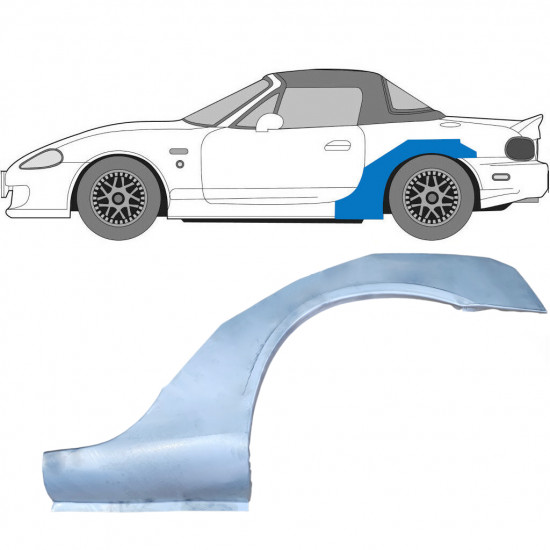 Galinė arka už Mazda MX-5 1998-2005 NB / Kairė 8032