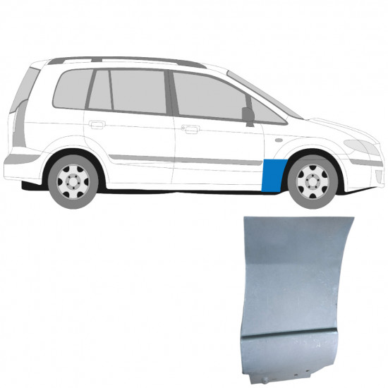 Sparno apatinė dalis už Mazda Premacy 1999-2005 / Dešinė 8829