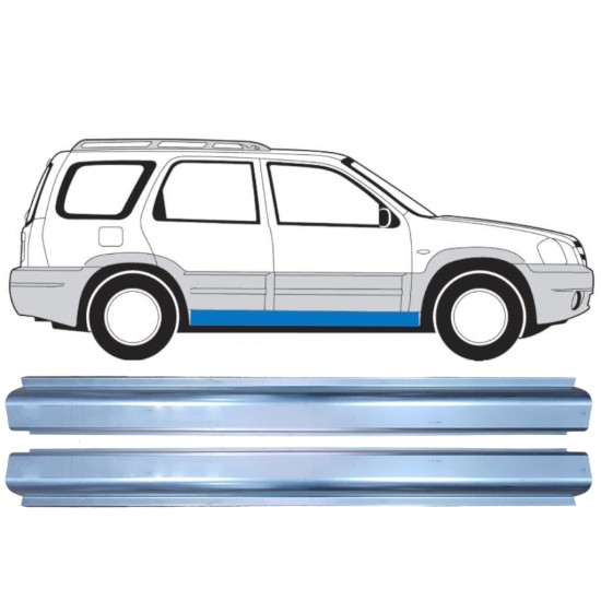 Slenkstis, apatinė už Mazda Tribute 2001-2008 / Kairė + Dešinė 15595