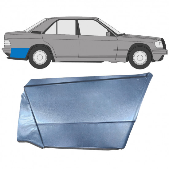 Galinė arka už Mercedes 190 1982-1993 / Dešinė 10972