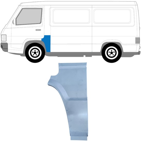 Šono skarda už Mercedes MB 100 1988-1996 / Kairė 16938