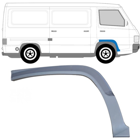 Lankas prie priekinio rato už Mercedes MB 100 1988-1996 / Dešinė 16859
