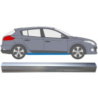Slenkstis, apatinė už Renault Megane III 2008-2016 / Dešinė 16043