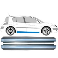 Slenkstis, apatinė už Renault Megane II 2003-2012 / Kairė + Dešinė / Rinkinys 10581