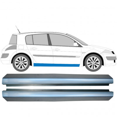 Slenkstis, apatinė už Renault Megane 2003-2012 / Kairė + Dešinė / Rinkinys 10581