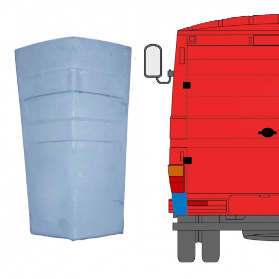Galinis kampas už Mercedes 406-608d 1968-1986 / Kairė 11441