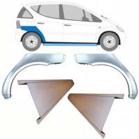 Slenkstis apatinė + sparnas galinis už Mercedes A-class 1997-2004 / Dešinė / Rinkinys 8723