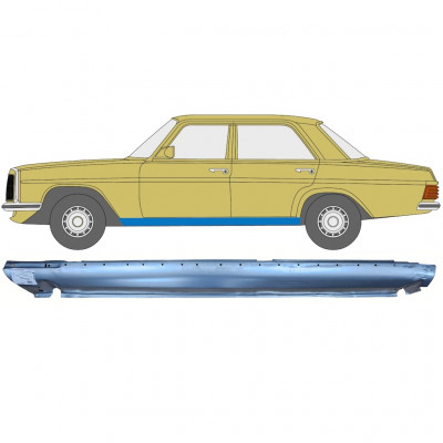 Slenkstis, apatinė už Mercedes W114 W115 1968-1977 / Kairė 6808