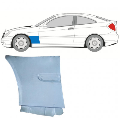 Sparno apatinė dalis už Mercedes CL203 2000-2008 / Kairė 12697