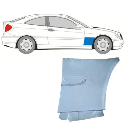 Sparno apatinė dalis už Mercedes CL203 2000-2008 / Dešinė 12696