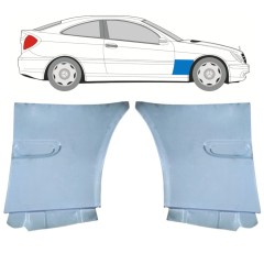Sparno apatinė dalis už Mercedes CL-Class 203 2000-2008 / Kairė + Dešinė / Rinkinys 12698