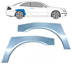 Galinė arka už Mercedes CLK W209 2002-2010 / Kairė + Dešinė / Rinkinys 9175