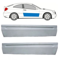 Priekinių durų už Mercedes CL-Class 203 2000-2008 / Kairė + Dešinė / Rinkinys 10689