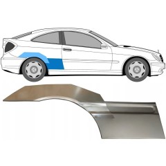 Galinė arka už Mercedes CL-Class 203 2000-2008 / Dešinė / Rinkinys 10007