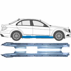 Visas slenkstis už Mercedes C-Class W204 2007-2014 / Kairė + Dešinė / Rinkinys 9582