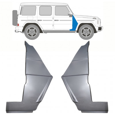 Sparno apatinė dalis už Mercedes G-Class 1979- / Kairė + Dešinė / Rinkinys 10714