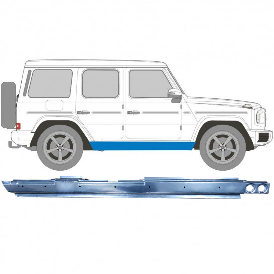 Slenkstis, apatinė už Mercedes G-Class 1979- / Dešinė 5070