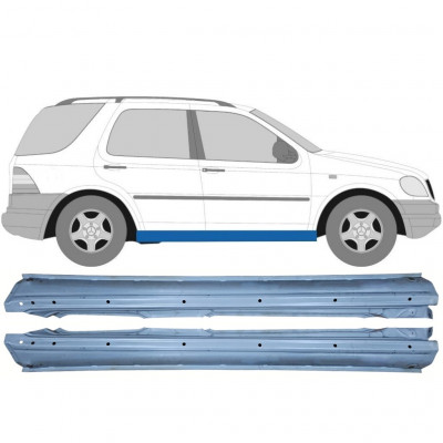 Visas slenkstis už Mercedes M-class 1998-2005 / Kairė + Dešinė / Rinkinys 10523