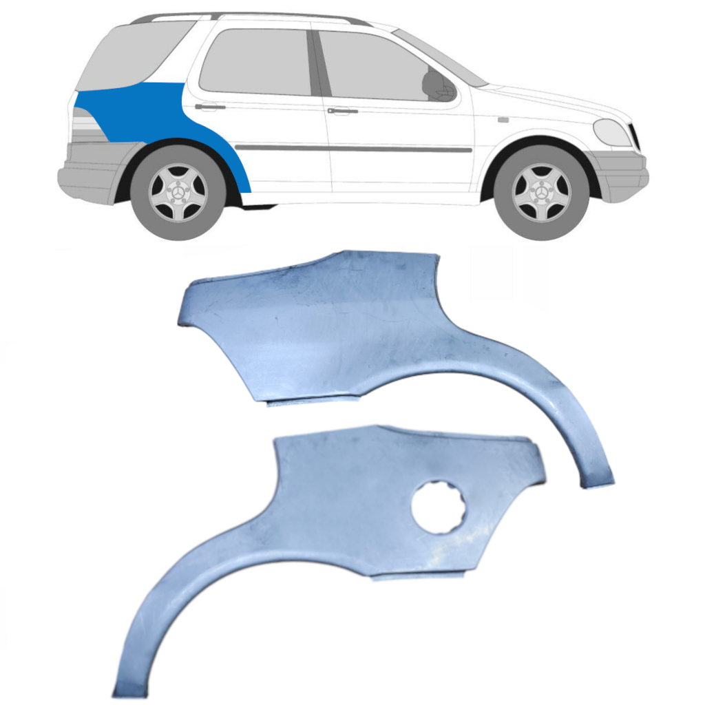 Galinė Arka Už Mercedes M-Class 1998-2005 / Kairė + Dešinė / Rinkinys 9217