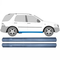 Slenkstis, apatinė už Mercedes M-Class ML W163 1998-2005 / Kairė = Dešinė (simetriška) / Rinkinys 9517