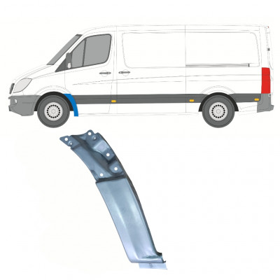 Sparno apatinė dalis už Mercedes Sprinter 2006- / Kairė 7413