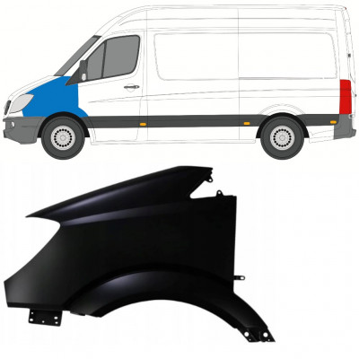 Priekinis sparnas už Mercedes Sprinter 2006-2013 / Kairė 7415