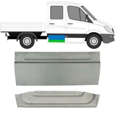 Galinių durų dalis už Mercedes Sprinter 2006-2018 / Kairė = Dešinė (simetriška) / Rinkinys 10512