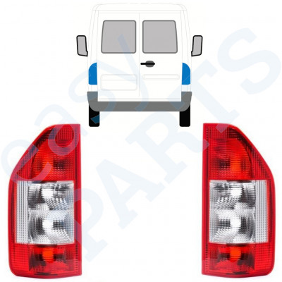 Galinis žibintas už Mercedes Sprinter 2003-2006 / Kairė + Dešinė / Rinkinys 9771